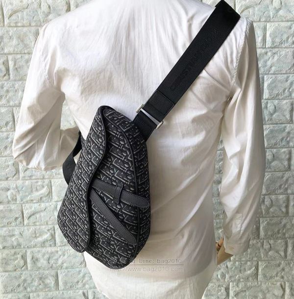Dior包 迪奧馬鞍包 D1or 2019 Pre-Fall早春新款 Dior印花布料斜挎包  Dyd1254